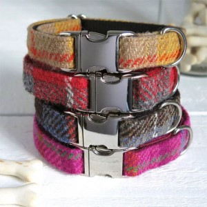 Check Harris Tweed Collar